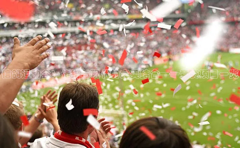 信鸽运动会：传统与现代的完美结合——竞赛项目一览